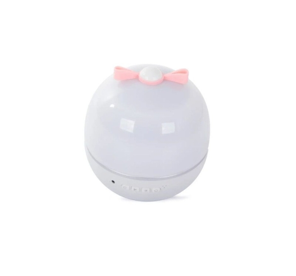 Kiddyz WH-16E Dream Projection Night Lamp (12x12xm) with 6 pattern films USB-C rechargeable White