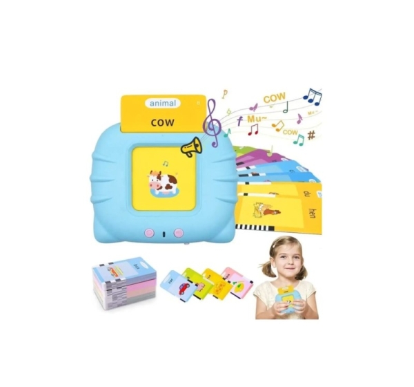 Kiddyz Speech Learning Toy with Cards 112 pcs English Word Recognition & Pronunciation
