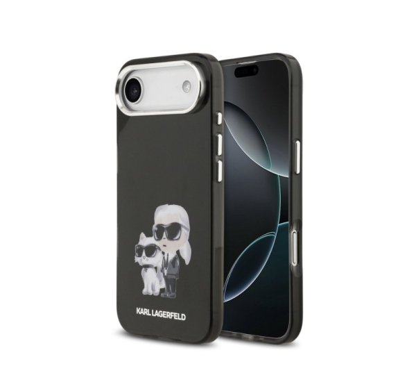 Karl Lagerfeld Apple iPhone Air Silicone case IML Aquarelle K&C Logo Black