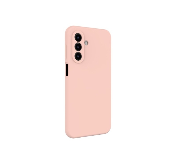 Evelatus Samsung Galaxy A17 Premium Magnetic Soft Touch Silicone Case Pink Sand