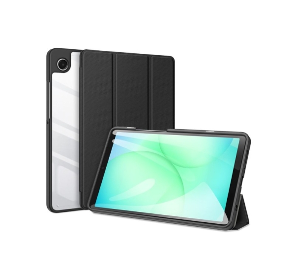 Dux Ducis Galaxy Tab A9 / A11 Toby case with flip stand Black