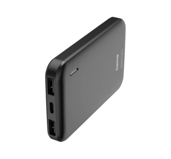 Hama Powerbank Pocket 5 Powerpack 5000 mAh Black