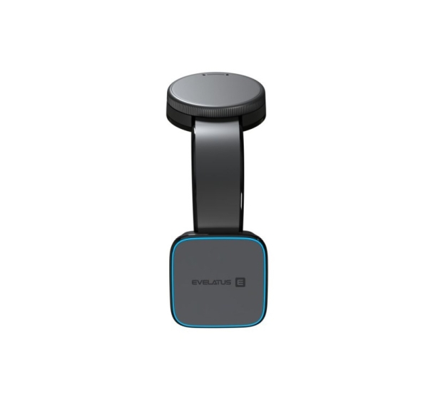 Evelatus MagSafe Qi wireless charging magnetic bendable 360 Swivel suction cup mount (for Car dashboard/Car windscreen) Black