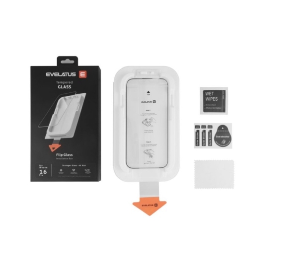 Evelatus Apple iPhone 17 Pro Flip Glass Magic Easy Install Box - Screen Protector