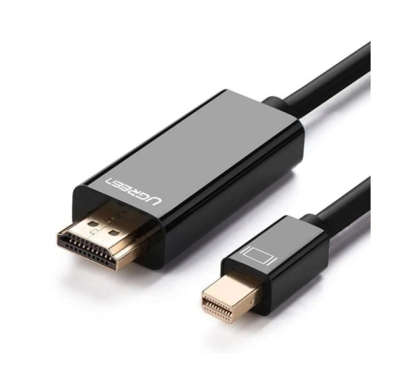 Ugreen Mini DP Male to HDMI Cable 4K 1.5m Black