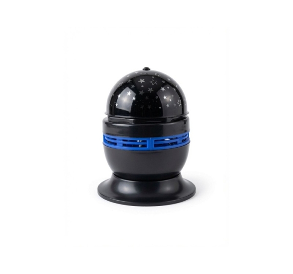 iLike   RGB Crystal Ball Light, 180° Rotating Party Projector with Remote Black