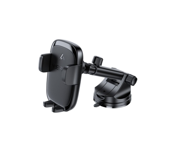 Acefast IN-CAR Phone Holder With 15W FAST Wireless Charger Black