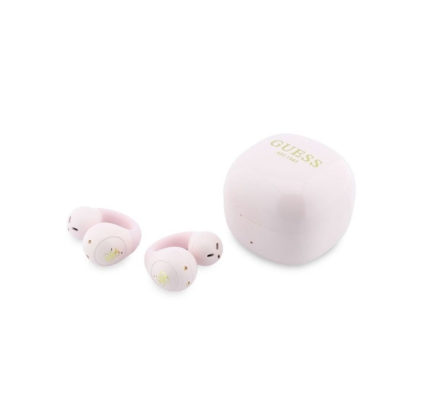 Guess Mini Classic Logo OWS Wireless Earphones Pink