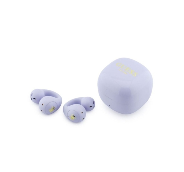Guess Mini Classic Logo OWS Wireless Earphones Purple