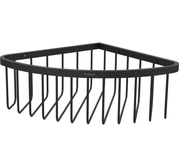 Corner shower basket