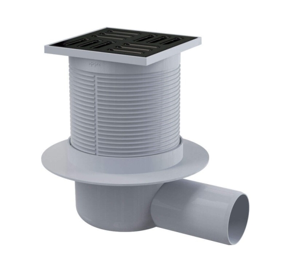 Point drain - grate