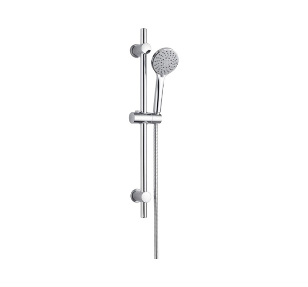 5-function shower set with rail