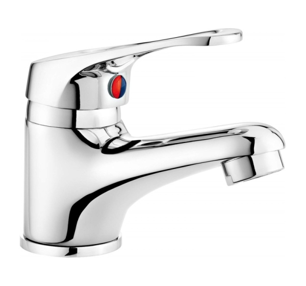 Basin mixer with automatic stopper