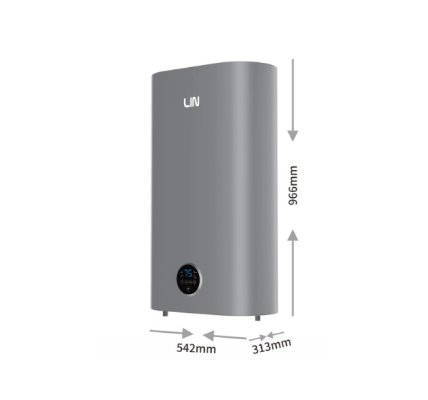 LIN LIFVD1SMGY 80L UNIVERSAL grey electric water heater with Wi-Fi