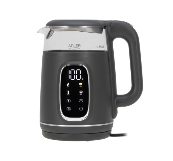 ADLER AD 1305 electric kettle grey silver