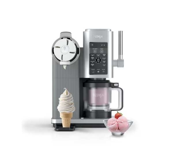 Ninja CREAMi Soft serve ice cream maker 0.47 L 800 W Grey, Silver