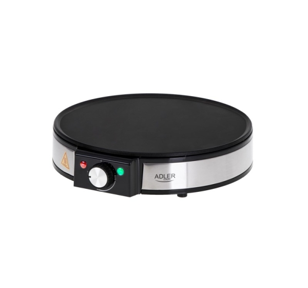 Adler AD 3058 crepe maker 1 crepe(s) 1600 W Black, Stainless steel