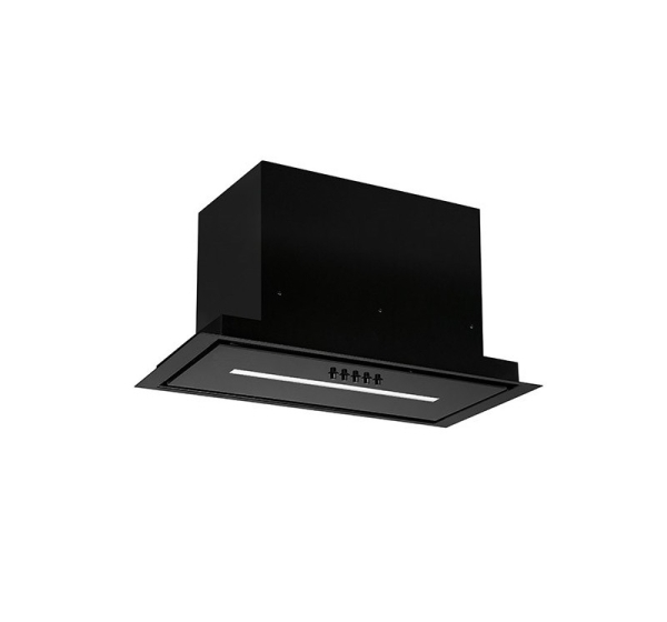MAAN Helios 60 Push Button Undermounted Canopy 595 m3/h, Black