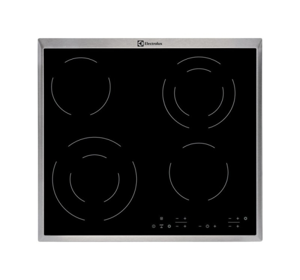 Electrolux EHF6342XOK hob Black Built-in Ceramic 4 zone(s)