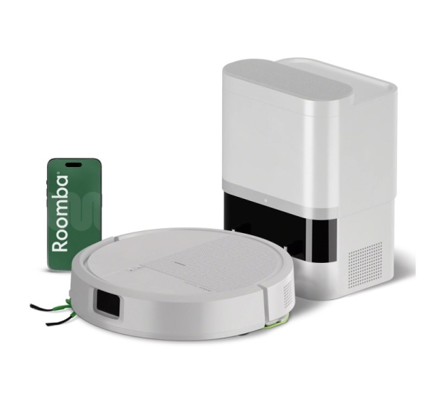 iRobot Roomba 115 Combo Robot Vacuum + Auto Empty Dock White