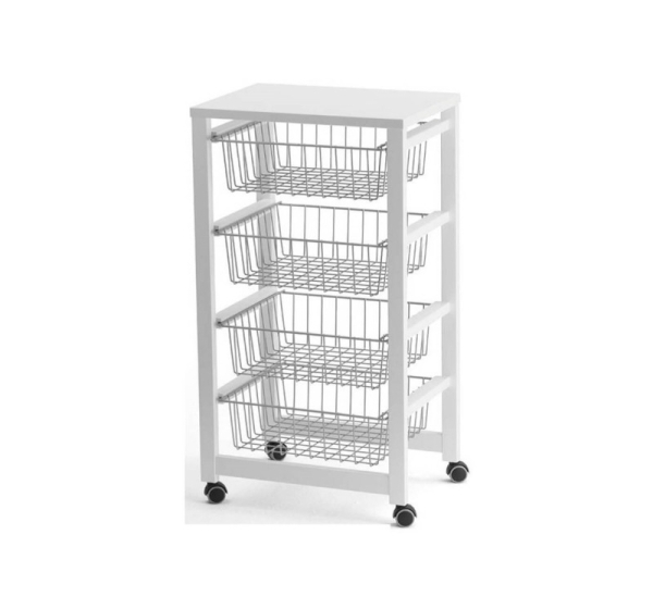 Kitchen cart - 83 x 46 cm, White