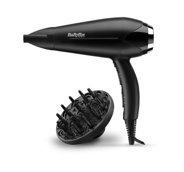 BaByliss D572DE hair dryer 2200 W Black