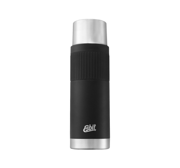 Termos Esbit Sculptor Vacuum Flask with Sleeve 1L - black