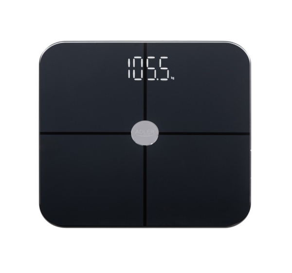 ADLER 8187b black bathroom scales