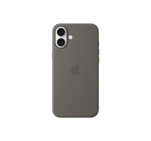 Apple iPhone 16 Plus Silicone Case with MagSafe - Stone Gray