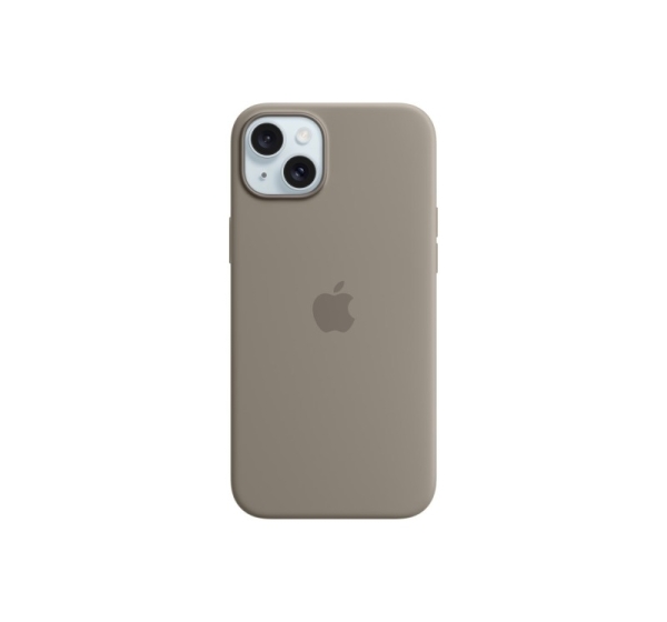 Apple iPhone 15 Plus Silicone Case with MagSafe - Clay