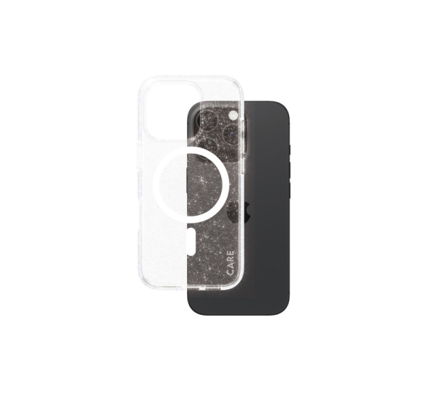 PanzerGlass CARE™ by ® Star Lit Case w. White MagSafe iPhone 16 Pro