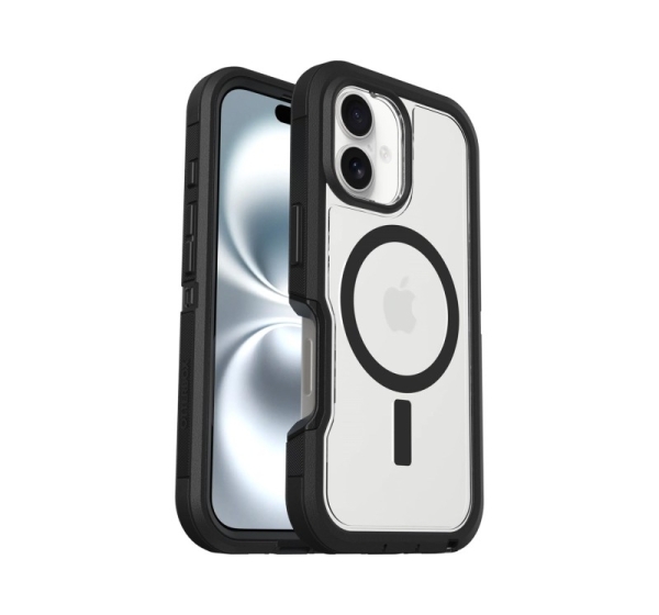 OB DEFND XTCLEAR APPLE IPHONE16/DARK SIDE - CLEAR/BLACK
