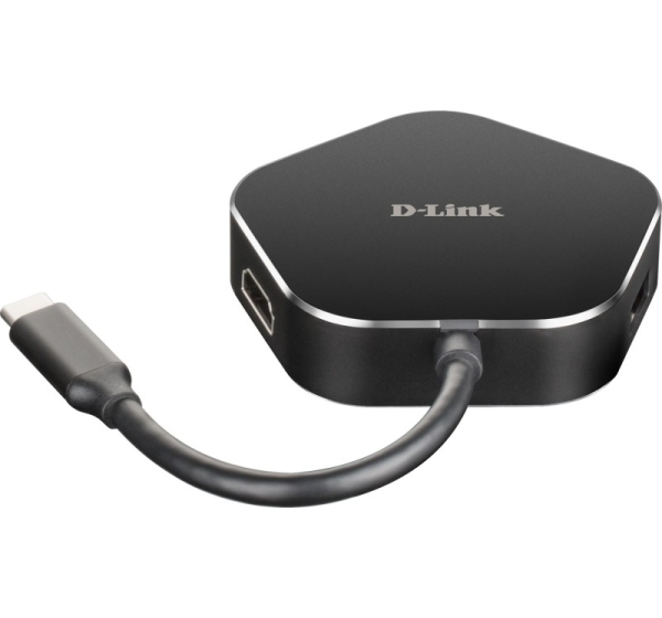 D-Link 4-in-1 USB-C Hub with HDMI and Power Delivery