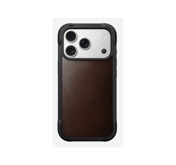 Nomad Rugged Leather Case mobile phone case 16 cm (6.3") Cover Brown