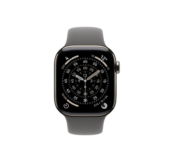 Apple MXLH3ZM/A smart wearable accessory Band Grey Fluoroelastomer