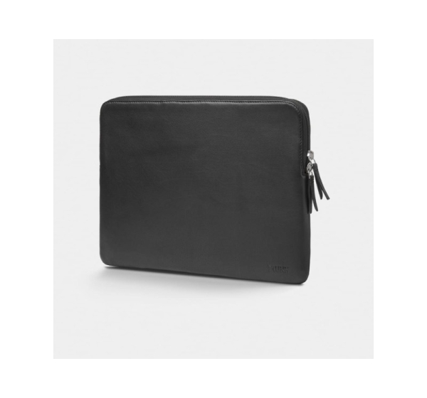 Leather Protective Sleeve for MacBook 14" black