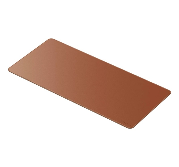 Satechi Premium Desk Mat - vegan leather mat (brow