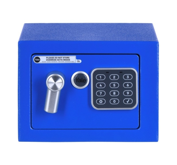 Yale YSV/170/DB2/B Freestanding safe 3.8 l Steel Blue