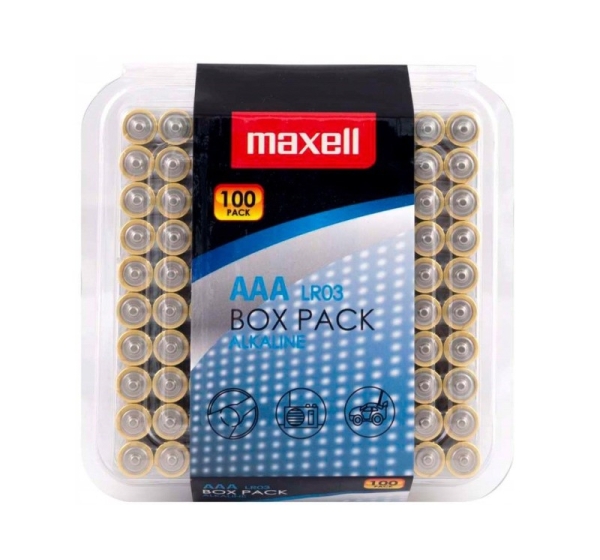 MAXELL Alkaline battery LR03 AAA 1.5V 100 pcs.