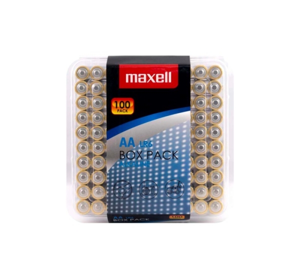 MAXELL Alkaline battery AA LR6 100 pcs. (10x10 pcs.)