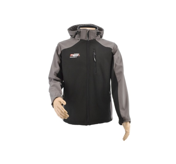 AWTOOLS KURTKA SOFTSHELL T4/ SZARO-CZARNA/ XL