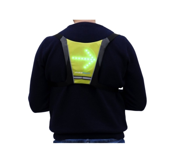 Skateflash Reflective vest Black, Green Nylon One Size Cycling