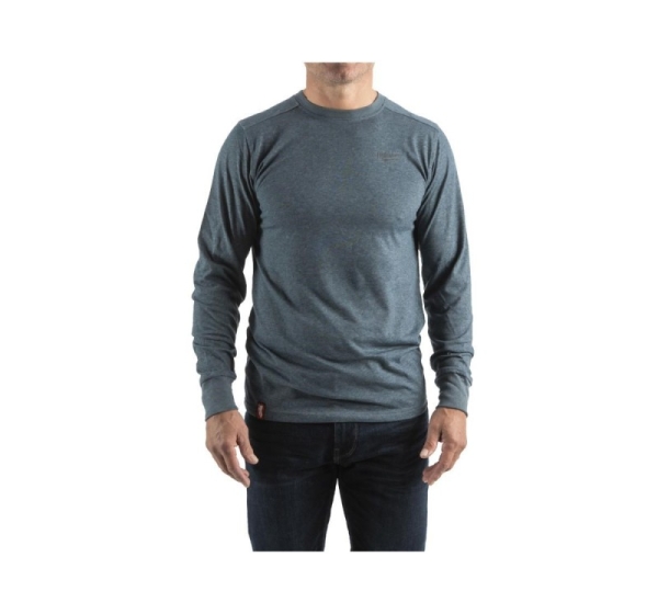 MILWAUKEE LONG SLEEVE T-SHIRT - BLUE HTLSBLU-XXL