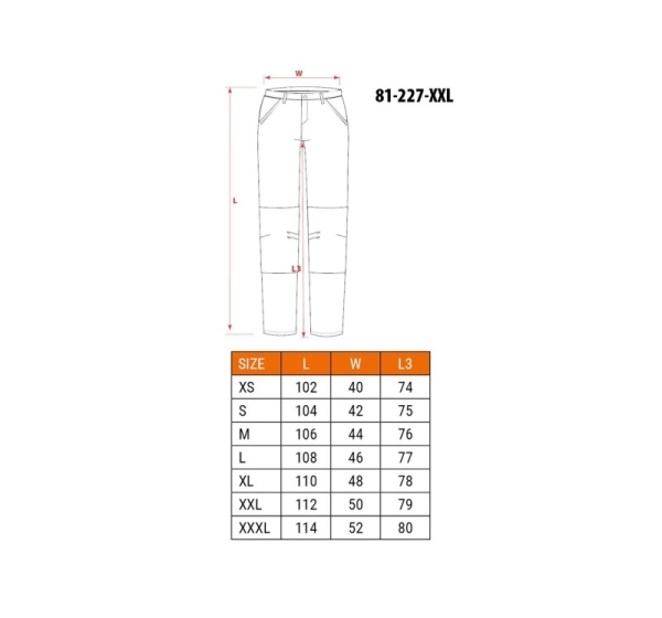 NEO tools 81-227-XXL protective trousers