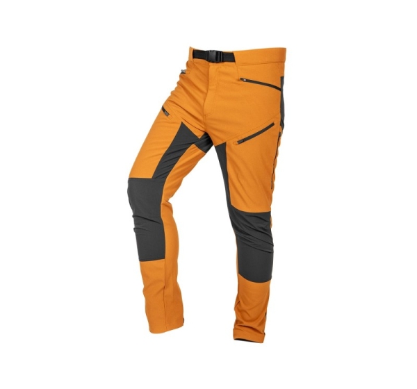 Work trousers OUTDOOR, 4-way stretch, mustard-grey, size XXL