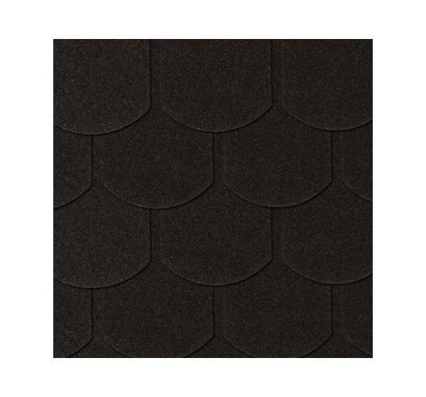 Roof tile fish scale graphite 1 piece