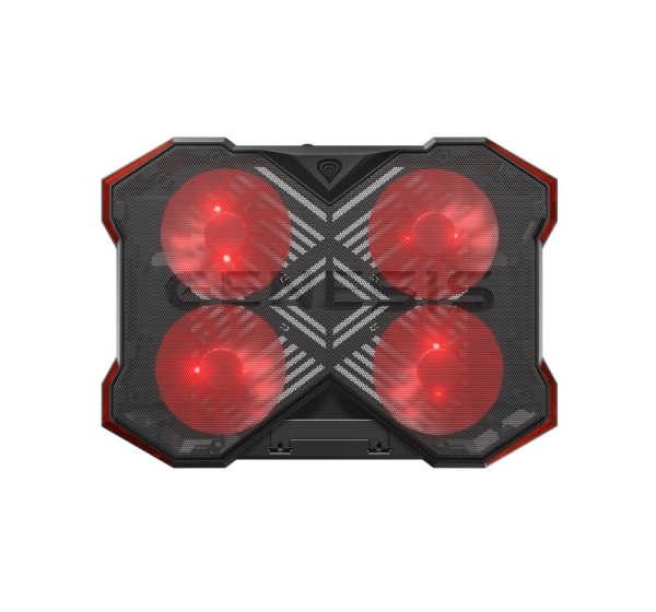 GENESIS Oxid 260 laptop cooling pad 43.9 cm (17.3") 1010 RPM Black, Red