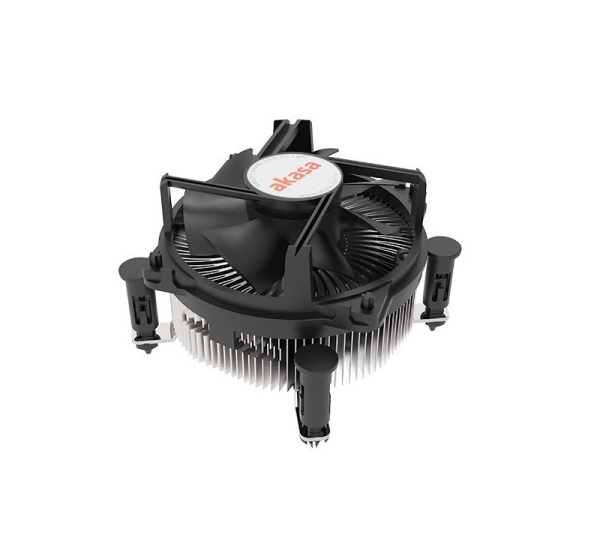 Akasa AK-CC6606BP01 computer cooling system Processor Heatsink/Radiator 9 cm Aluminium, Black 1 pc(s)