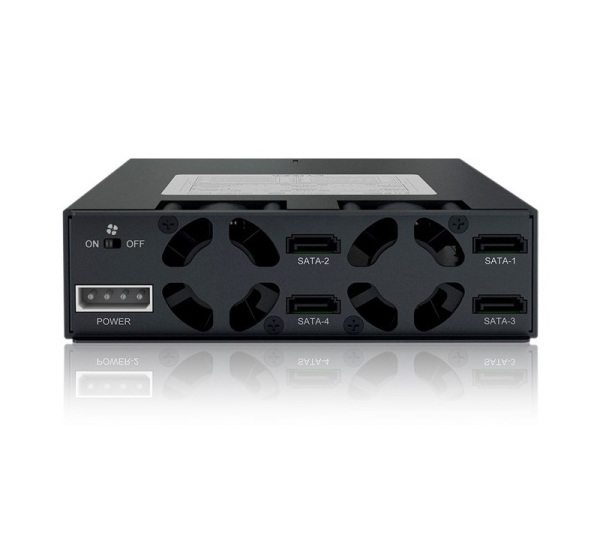 Icy Dock MB994SP-4SB-1 drive bay panel 13.3 cm (5.25") Carrier panel Black