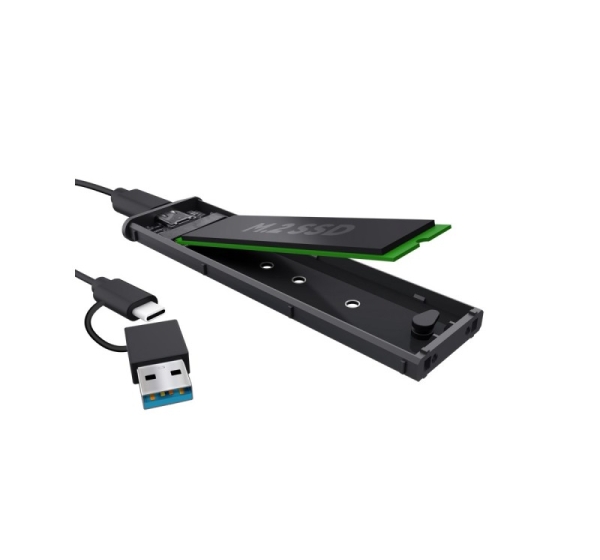 Trust 25806 storage drive enclosure SSD enclosure Black
